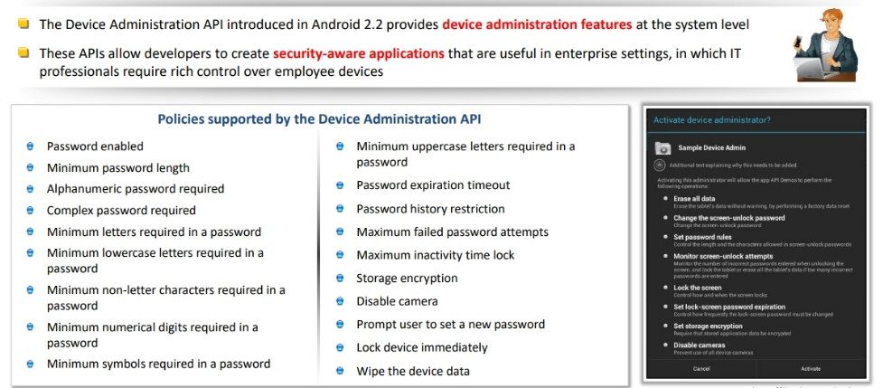 Android Device Administration API