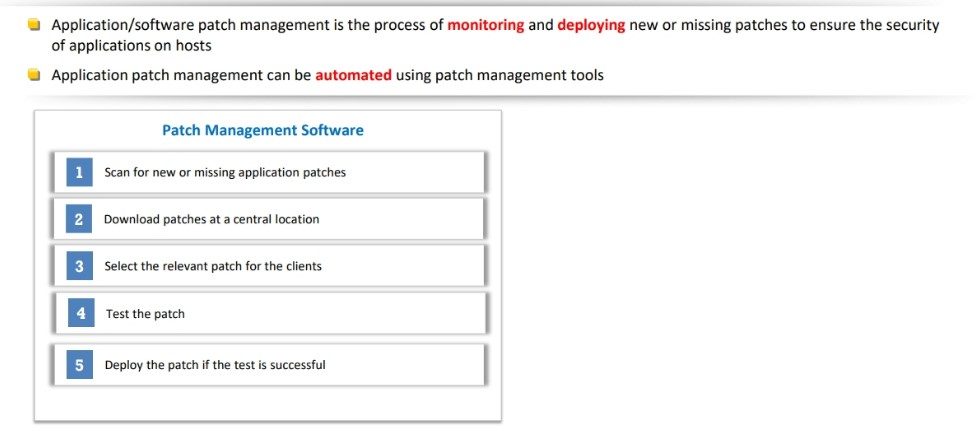 Application Patch Management