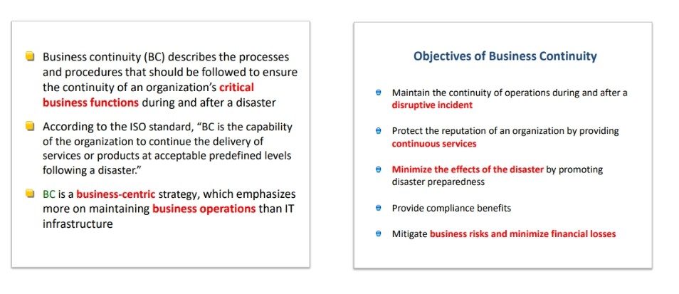 Business Continuity