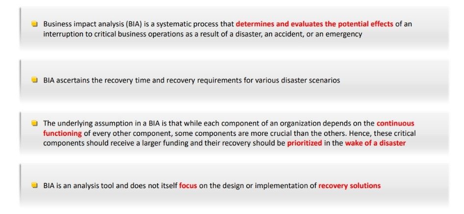 Business Impact Analysis
