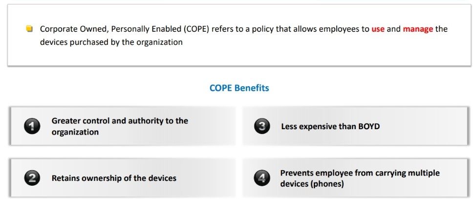 Corporate Owned Personally Enabled