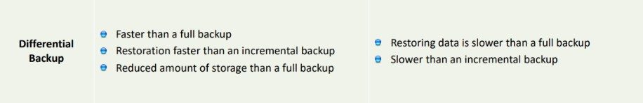 Differential Backup