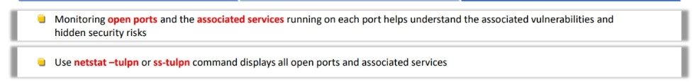 Monitor Open Ports and Services