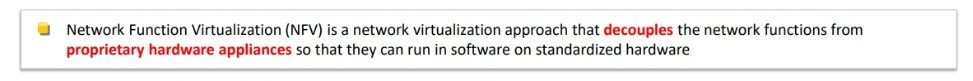 Network Function Virtualization NFV