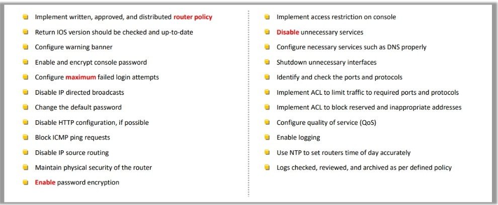 Router Security Measures